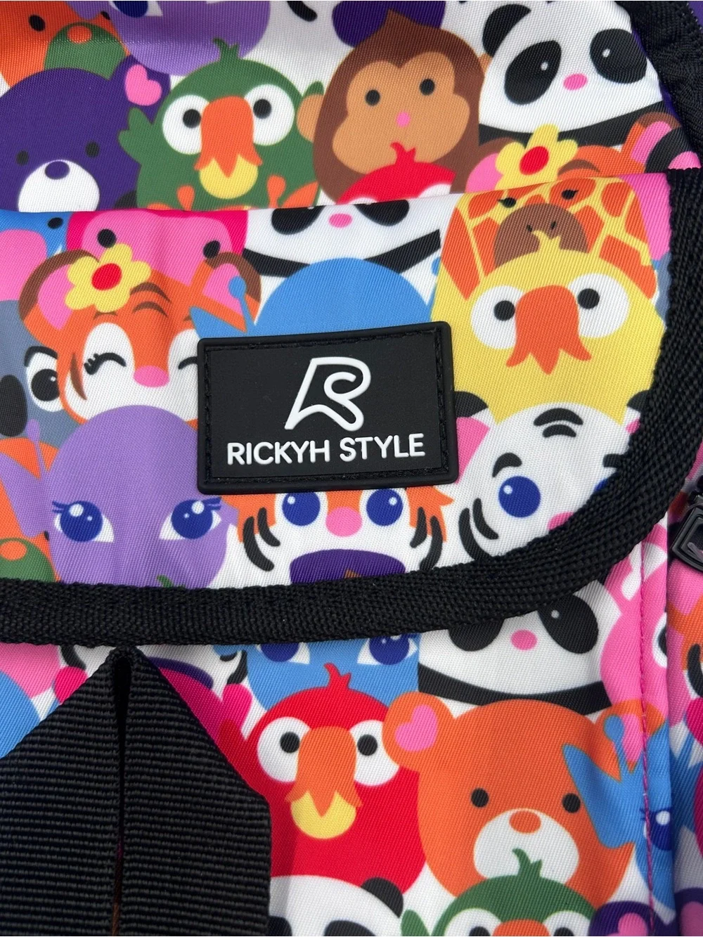Rickyh Style Kids Colorful Animal Faces Backpack. NWT